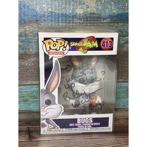 Billy West Signed Auto Bugs Bunny Funko Pop From Space Jam with protector +proof